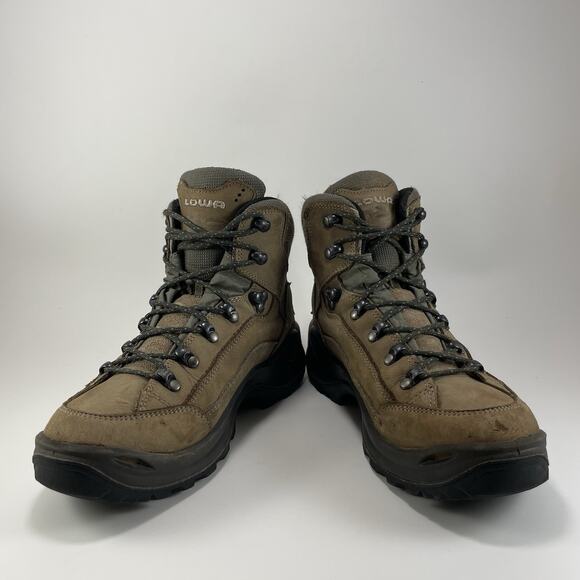 Lowa Renegade GTX Mid Hiking Boots Womens Size 9 Brown Goretex Waterproof - Picture 9 of 11